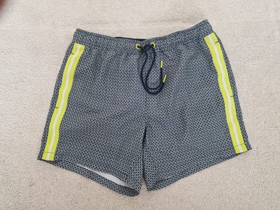 Esprit Swimshorts Size M Navy Blue & Green Mens