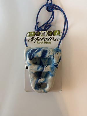 #ad Metolius Rock Rings 3D Portable Climbing Training Holds Blue White Swirl $35.00