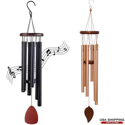 #ad Wind Chimes Large Outdoor Deep Tone Chapel Bells 6 Tubes Gift Decor for Balcony $8.63