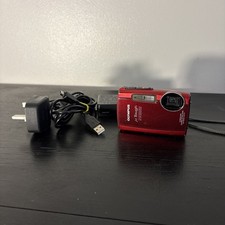 Olympus U Tough 3000 12MP Waterproof Compact Digital Camera - Red + Charger