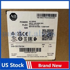 25B-D017N104 SER A Allen-Bradley PowerFlex 525 7.5kW 10Hp AC Drive US Free Tax