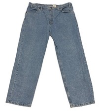 VTG Levi  s 506 Orange Tab Straight Leg Jeans Blue Wash Denim Size Fits 36x29