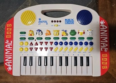 VTG Chicco Animal Keyboard Toy Sounds Lights Nursery Songs Animal Sounds Tested