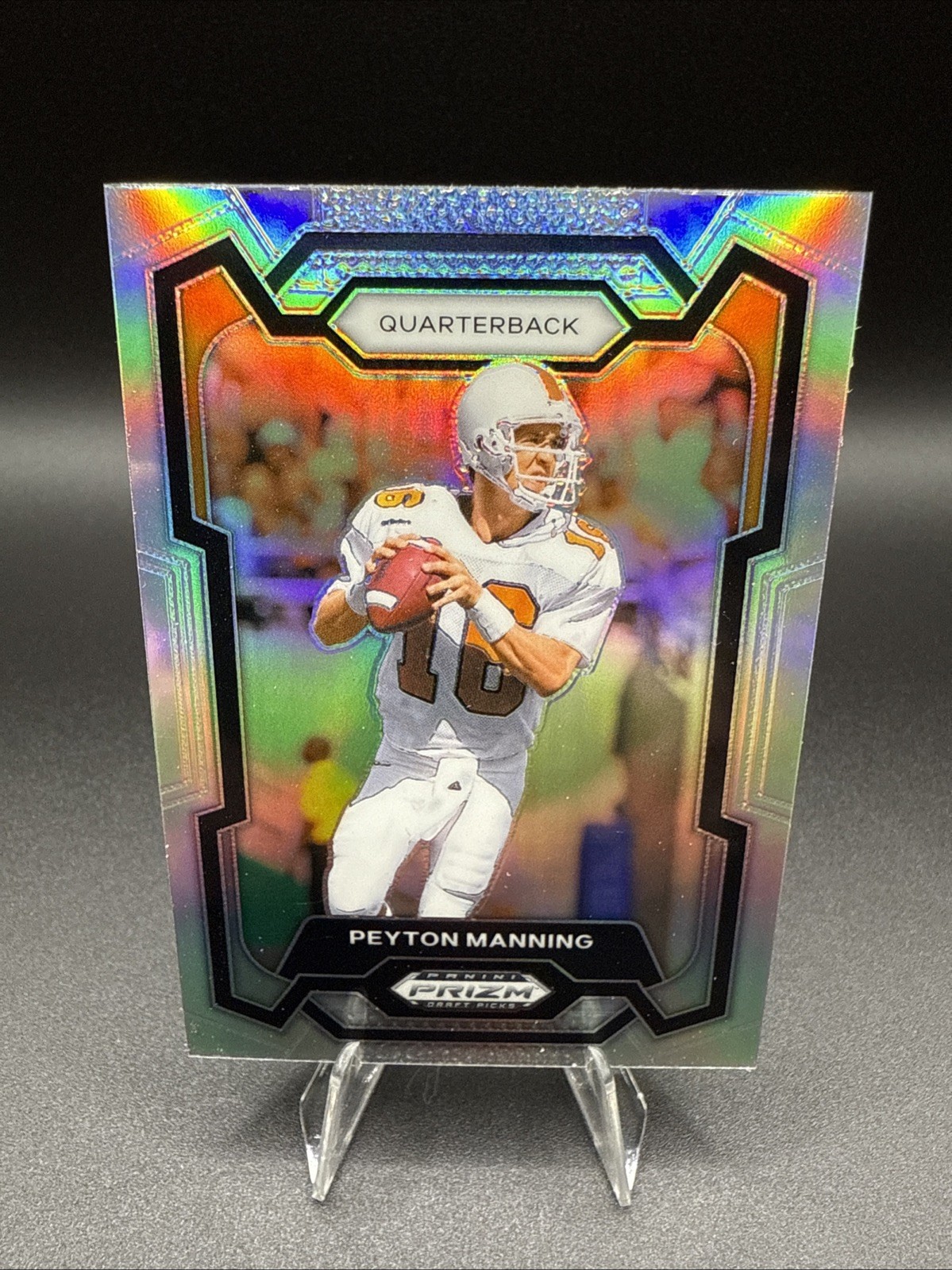 2024 Panini Prizm Draft Picks Peyton Manning Silver Tennessee Volunteers Card  