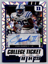 Chris Rumph II 2021 Panini Contenders Draft Picks Blue Explosion Rookie Auto /39