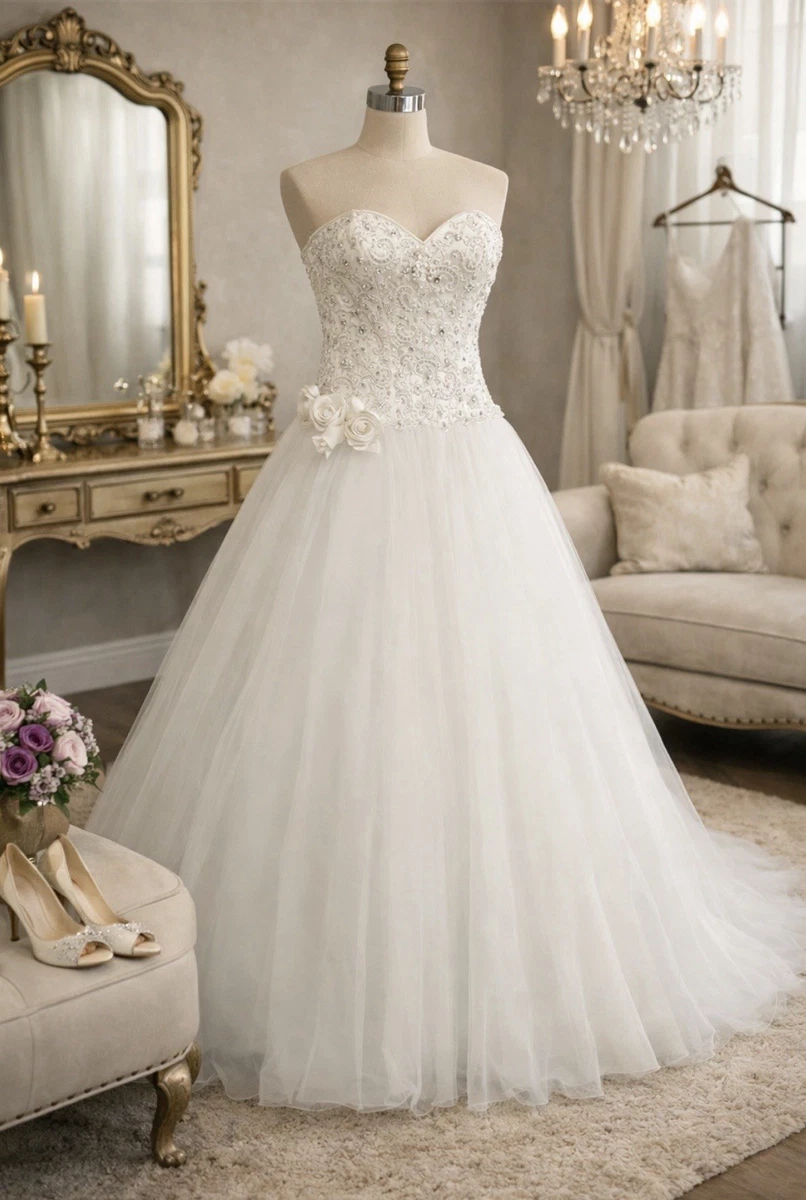 Alfred Angelo Strapless Wedding Dresses for sale | eBay