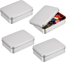 4 Stück Blechdose Mit Deckel Metallbox Metalldosen Mit Deckel, Spielkarten Box，f