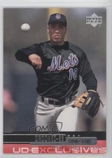 2000 Upper Deck UD Exclusives Silver 98/100 Rey Ordonez #441 0o9