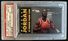 1996-98 Worldcom Calling Cards Michael Jordan 5 Min Limited Red Uniform PSA 10