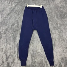 L.L. Bean Meraklon Thermal Long Johns Base Layer Pants Men’s Medium Blue USA