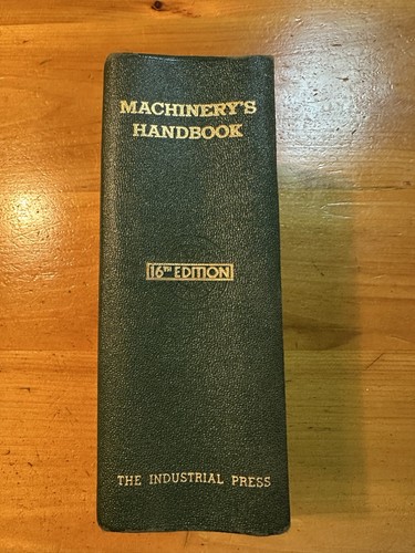 Manuale Macchinari Sedicesima Edizione Thumb Index 1959 by The Industrial Press - Foto 2 di 10