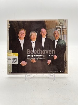 Beethoven String Quartet CD Music opp 74 & 95 Tokyo String Quartet 2009 USA
