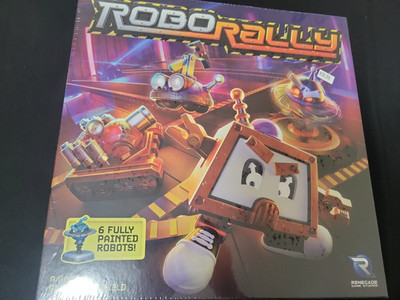 NEW SEALED Renegade Game Studios Robo Rally Board Game With 6 Pre-Painted Minis