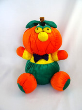 Vintage Dan Dee 12" Pumpkin Man Plush Stuffed Animal Anthropomorphic Soft Velvet