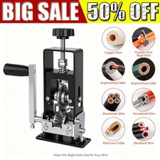 1-25MM Manual Wire Stripping Machine Copper Peel Stripper Metal Cable Cutter UK