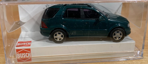 Raro Busch HO 1/87 verde oscuro Mercedes Benz ML 55 AMG #48570 nuevo en caja | Zustand: New