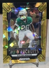 2025 Panini Prizm Draft Picks Benjamin Morrison New Recruits Gold Ice Prizm RC