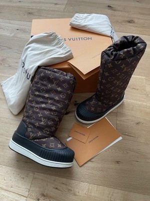 Louis Vuitton Moon Boots Gr. 35 Neuwertig mit Karton
