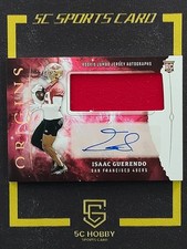 2024 Panini Origns Football RC Jumbo Jersey Auto Isaac Guerendo FCBQL
