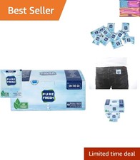 PureFresh Wet Wipes Flushable Individually Wrapped for Travel 40 Singles