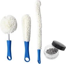3 Pcs Decanter Cleaner Set Flexible Wine Bottle Cleaning Brush with Decanter ...
