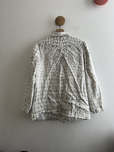 Raquel Allegra Linen Blazer Size 3 (Large) - Picture 6 of 9