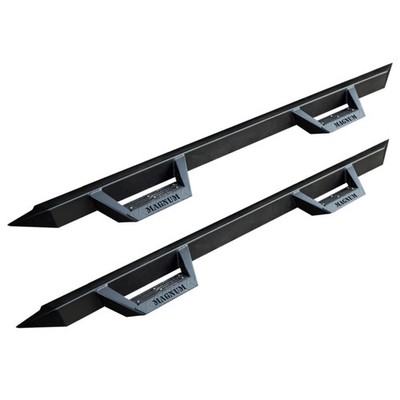 Raptor Side Steps For Jeep Wrangler 2019-2022 | 2 Door | Black | Cab Length