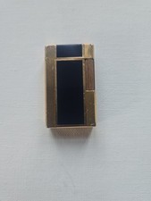 Non-working S.T. Dupont Gas Lighter Black Gold LINE 1