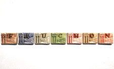 Série complète de fèves FAUCHON 1992 Numérotées Perso Publicitaires * 196