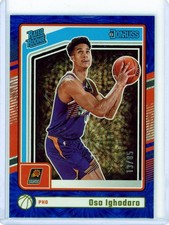 OSO IGHODARO 2024-25 DONRUSS RATED ROOKIE BLUE FIREWORKS SUNS RC /85 #201