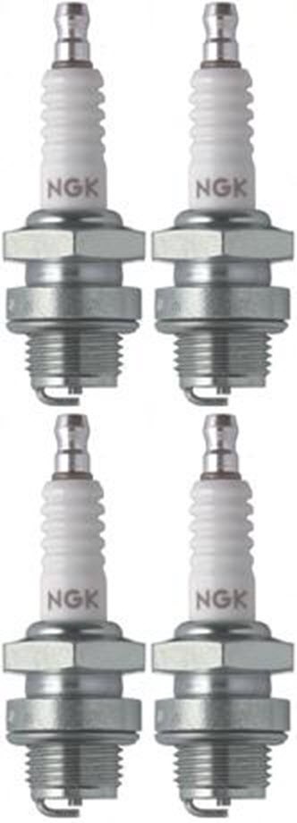 Set of 4 NGK Standard Spark Plugs for ski-Doo NORDIC 1972-1970 Engine 640cc