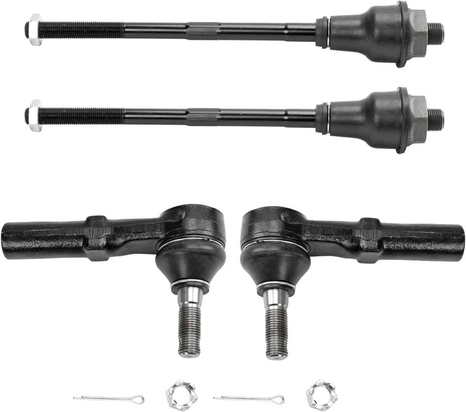 Kit de extremos de varilla de amarre exterior interior delantero MOOG de 2 piezas para GMC Yukon XL Sierra 2500 HD Foto 3 de 4