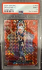 Panini 2024 Mosaic Rookies Drake Maye #303 Red Camo Mosaic Prizm RC PSA 9