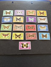 Norfolk Islands Postage Stamp Set MNH 1976 Months And Butterflies