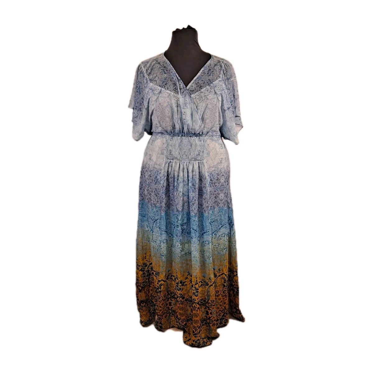 sachin and babi light blue dress Women's Plus Size Maxi Dresses