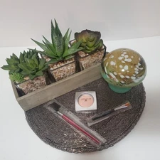 Laura Geller Set/Lot Eyeshadow~MIMOSA~Brush, Brow Groom Lash Separator New, Rare