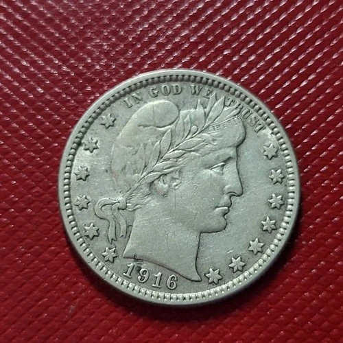 1916-D Barber Quarter