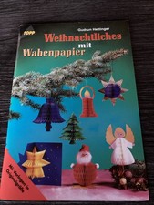 Bastelbuch - Weihnachtliches mit Wabenpapier Topp Verlag mit kompletter Vorlagen