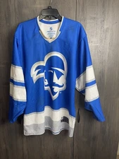 Seton Hall Prep Pirates Ice Hockey Jersey Adult Medium Blue/White Prosphere