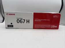 Canon 067 H Black Hi Yield Toner Cartridge 067H Genuine Sealed