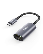 Anker USB C 3.0 to Ethernet Adapter, Portable 1-Gigabit Network Hub, gray