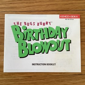 BUGS BUNNY BIRTHDAY BLOWOUT CIB for Nintendo NES (Kemco, 1990), TESTED & WORKS!