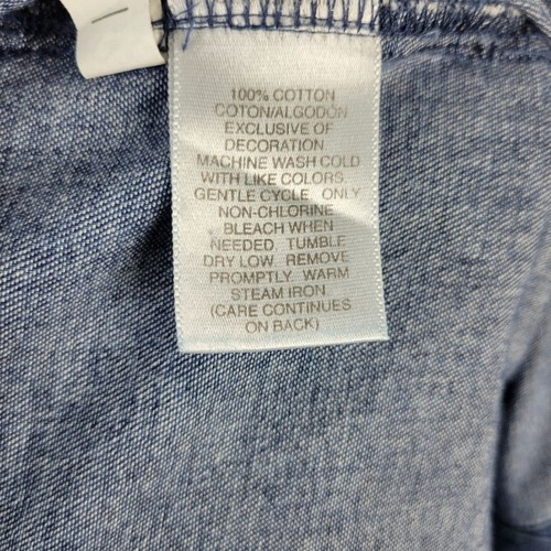 Camicia donna Susan Bristol in denim con colletto impreziosito taglia small cotone - Foto 12 di 13