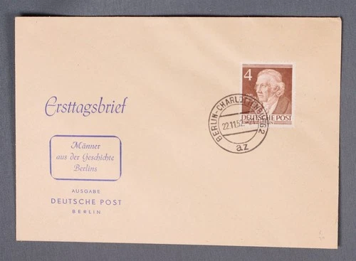 MayfairStamps Germany FDC 1952 Carl Friedrich Zetler Composer First Day Cover aa