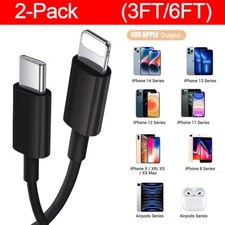 USB-C Fast Charge Cable Data Sync Cord For iPad 9 8 7 Mini 5 4 Air 3 2 iPhone 14