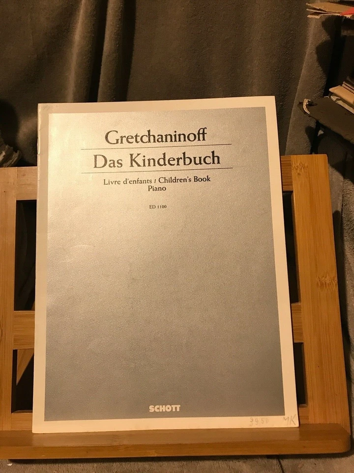Gretchaninov Livre d'enfants pour piano partition éditions Schott ED 1100 - Photo 1/1