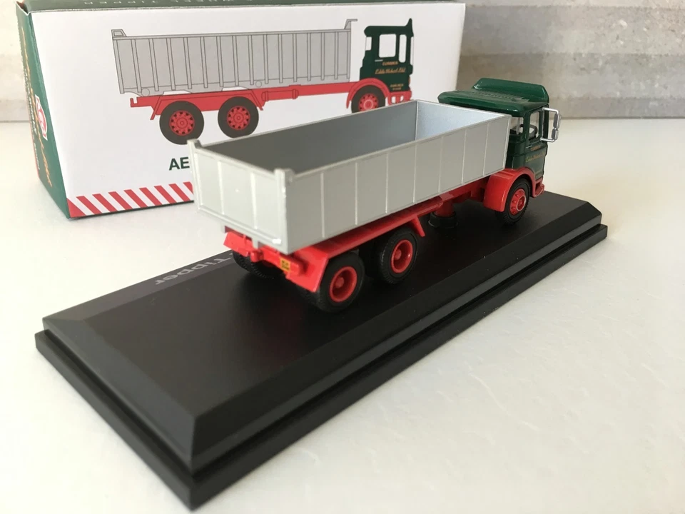 AEC ERGOMATIC EDDIE STOBART 6 WHEEL TIPPER TRUCK 1:76 SCALE CAMION TRUCK metallo - Immagine 2 di 4