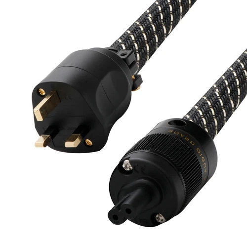 HiFi OCC Copper Cable EU Schuko US UK AU Power IEC C7 Female AC Main Supply Wire - Picture 12 of 18