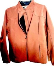 Womens 10,000ft Above Sea Level, Full Zip Jacket, Large Brown