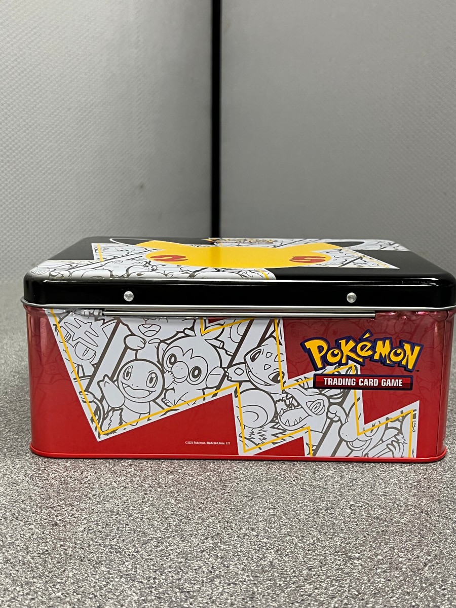 Pokemon Trading Card Game 25th Anniversary Tin Metal Box Pokemon Trading Card Game 25th Anniversary Tin Metal Box
